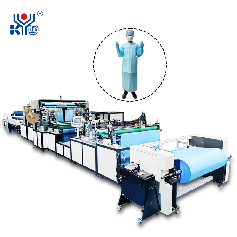 Automatic Disposable Protective Gowns Body Making Machine